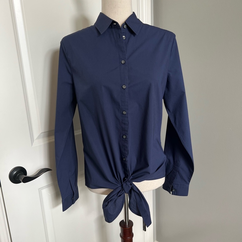 Banana Republic Tie Front Shirt